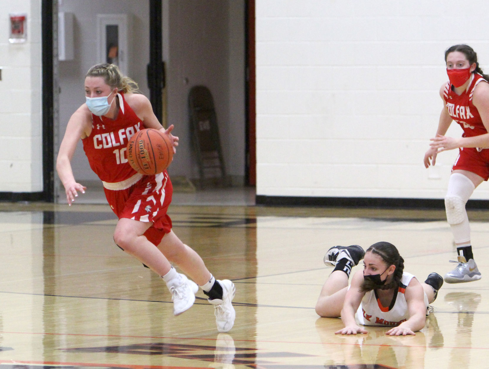 Colfax at Elk Mound girls basketball 1-25-21
